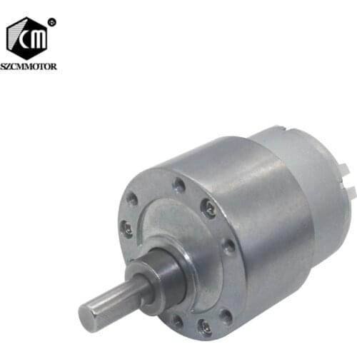 JGB37-500 Gearmotors 37mm Diameter Gearbox Geared Motors Low Power Consumption High Torque Low Noise Eccentric Shaft Gear Motor