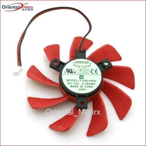 Free Shipping T129215SH 12V 0.30A 85mm 39x39x39mm For ZOTAC Graphics Card Cooling Fan 2Wire 2Pin