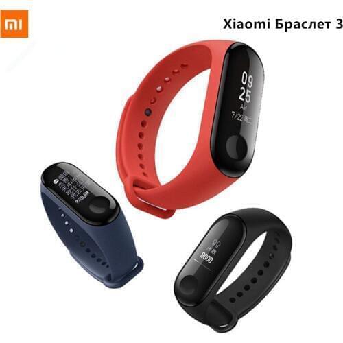Original Xiaomi Mi Band 2 Mi band 3 Smart Bracelet with 0.78 inch OLED display touchpad heart rate Fitness Bluetooth Wristband