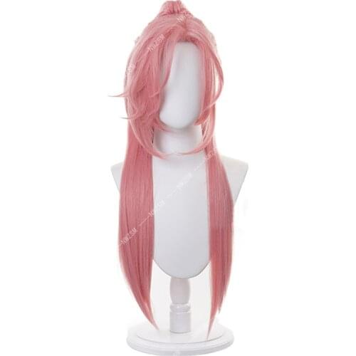 Anime Sk8 Cherry Blossom Wig Cosplay Costume Pink Long Ponytail Heat Resistant Synthetic Hair Sk8 the Infinity Sk Eight
