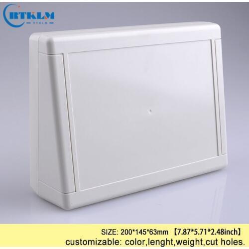 Plastic electric box diy instrument case ABS junction box plastic box for electronic project custom desktop box 200*145*63mm
