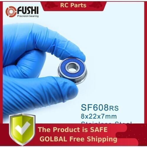 SF608RS Bearing 4 PCS 8x22x7 mm ABEC-3 Hobby Electric RC Car Truck SF608 RS 2RS Ball Bearings SF608-2RS Blue Sealed