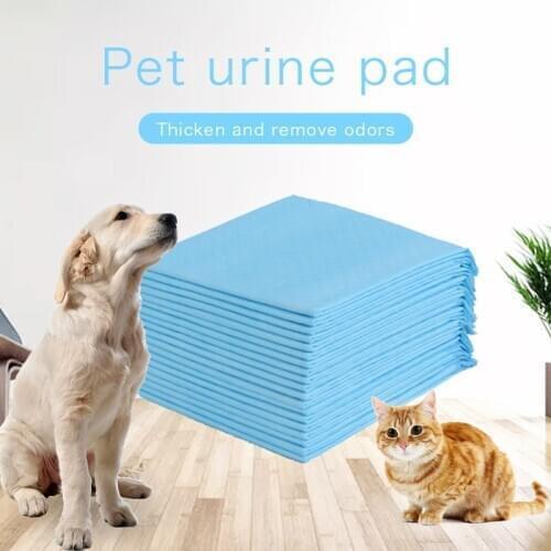 Portable Disposable Pet Diapers Mat Pad Waterproof Dogs Cat Bed Leakproof Urine Pad Mats Absorbent Animal Travel Pet Pee Diaper