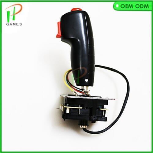 Shooting flying joystick 8 Way Flight Joystick with Trigger/Arcade 5Pin Vibration Joystick with PCB for Fighting Game Machine