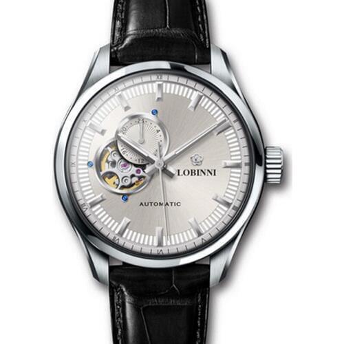 Luxury Brand Men Watches LOBINNI Watch Men Sapphire relogio Japan Import NH37A Automatic Mechanical MOVT Skeleton clock L5019A-1