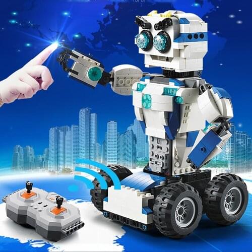 Technic building blocks bricks rc robot toy kids toys for children boys educational toys diy kit sets 2 in 1