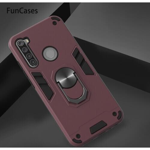 Telephone Cases For capinha Redmi Note 8T Car Magnetic Ring Bumpers Soft Silicone Shell sFor Xiaomi Redmi para Note 8T Estuche