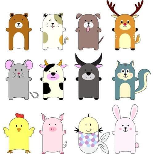 New Animals rabbit Metal cutting dies stencils For DIY Scrapbooking Album Paper Card Photo Album Decorative Craft cut die
