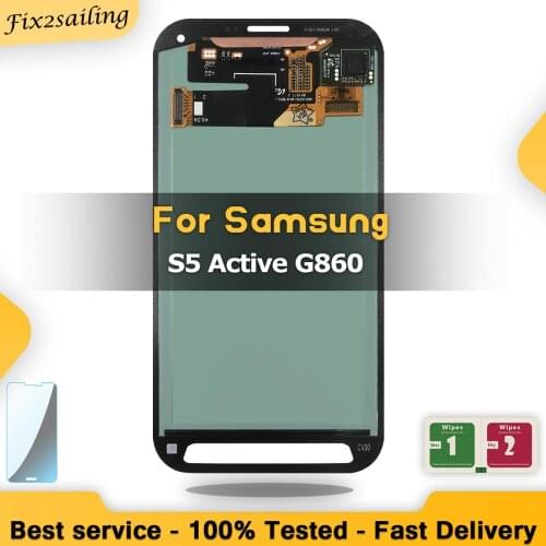 SUPER AMOLED LCD Display For Samsung Galaxy S5 Sport G860 SM-G860 Touch Screen Digitizer Assembly LCD Replacement Parts