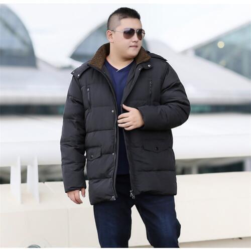 2019 New Winter Park Cotton jacket Mens Warm Coat Fashion Casual jacket Thick Mens Coat Increase size XL-10XL for 170kg men