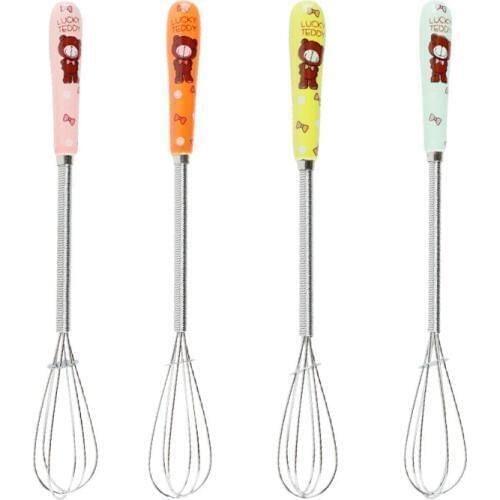 1pcs Drink Whisk Mixer Egg Beater Silicone Egg Beaters Kitchen Tools Hand Egg Mixer Cooking Foamer Wisk Cook Blender