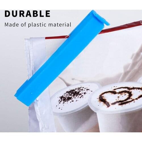 1Pcs Portable New Kitchen Storage Food Snack Seal Sealing Bag Clips Sealer Clamp Plastic Tool Kitchen Accessories Wholesale
