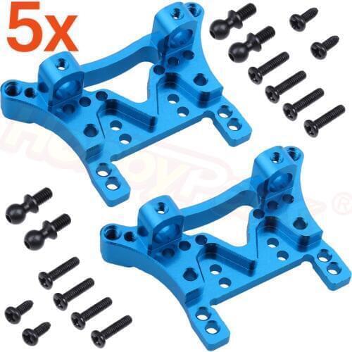 10 Pieces Aluminum Front & Rear Shock Tower A949-09 For WLtoys HSP 1/18 Model RC Car Upgrade Parts