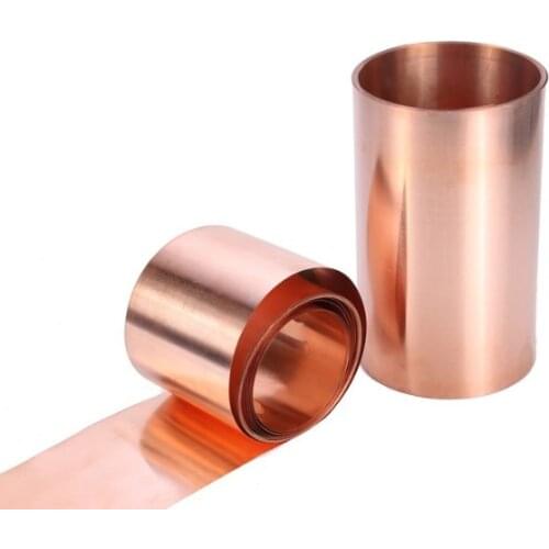 100/200mm copper tape shielding sheet x1 meter double-sided conductive roll to avoid voltage and current
