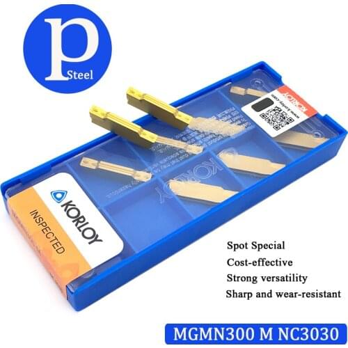 20pcs MGMN300 M NC3030 Grooving Carbide Insert Turning tool lathe cutter tool CNC MGMN 300 Parting and grooving tool Parting off