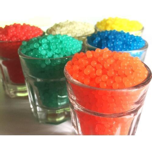 1000pcs Noctilucent Crystal Soil Mud Water Bead Nignt Light Fluorescent balls Water Elves Orbiz Bead Star Bottles Diy Material