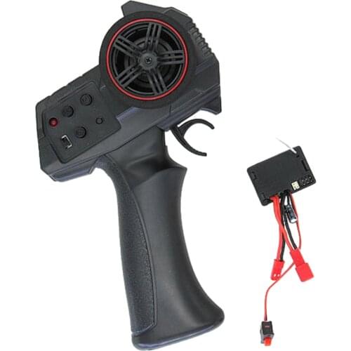 2.4G 3CH Transmitter Remote Controller with 2 in 1 Receiver ESC for RC Car Spare Parts Accessory