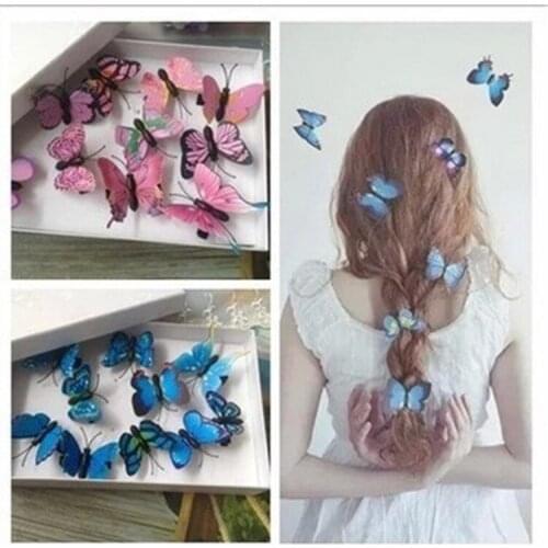 5Pcs Mini Butterfly Hair Clips Women Hairpins Fashion Headpiece Barrette Wedding Hairpins Hair Accessories Hair Styling Tools
