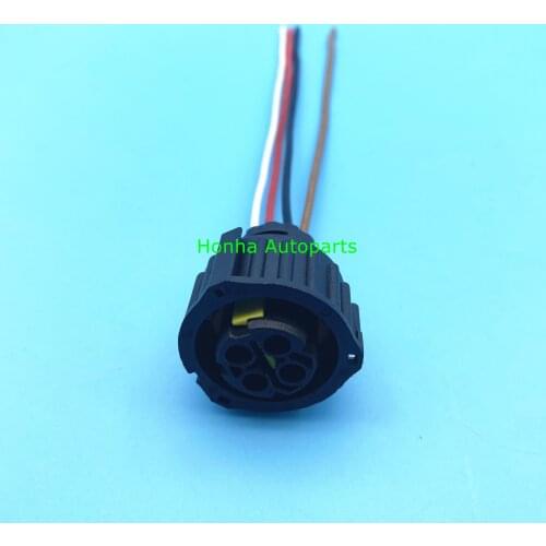 Free Shipping Car Oxygen Sensor pbt gf30 Plug 4 Pin auto Female Waterproof Wiring Connector 1-1813099-1 967325-1 1-1813099-2