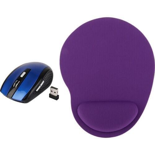 2.4GHz USB Wireless Mouse Optical Cordless Mice +Mouse Pad for Laptop