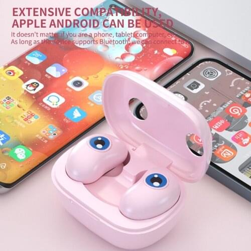 50PCS E6 TWS Bluetooth Earphone Automatic Pairing Wireless Sport Earbuds Stereo Music Headset Headphones