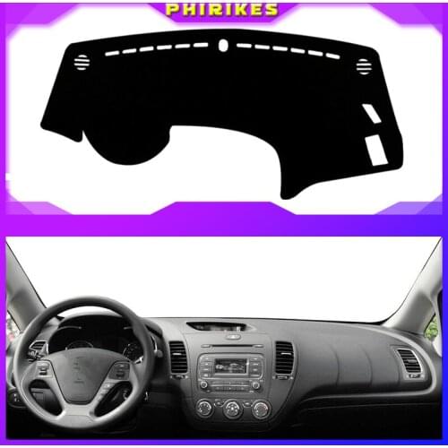 Car Dashboard Cover Pad Mat Dash Sun Shade Instrument Carpet Accessories For Kia Cerato Forte K3 2013 2014 2015 2016 2017 2018