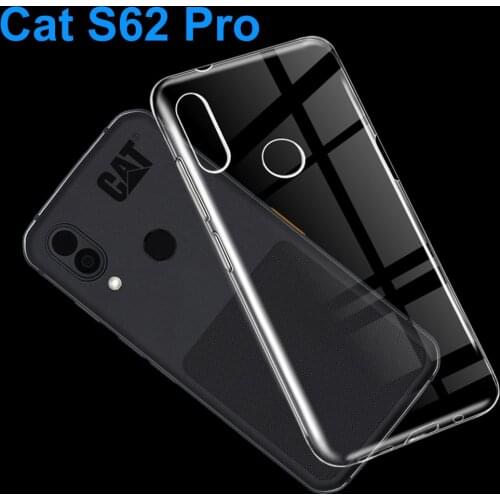 Case For Caterpillar S62 Pro Back Cover Silicone Coque Soft TPU Phone Fitted Capa For Cat S62 Glass Shell Protector Bumper Funda