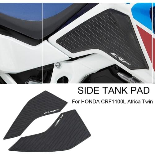For Honda CRF1100L Africa Twin Adventure Sport Motorcycle Non-Slip Side Fuel Tank Stickers Waterproof Pad Rubber Sticker