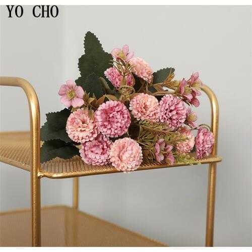 11 Heads Silk Carnation Artificial Flowers Faux Flowers Bunch for Wedding Party or Birthday Home Decor Mothers Day Gift Flowers