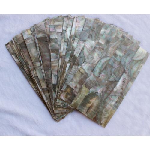 140*240*0.2mm AA grade black mother of pearl laminated sheets black shell paper jewelry furniture inlay guitar accessories