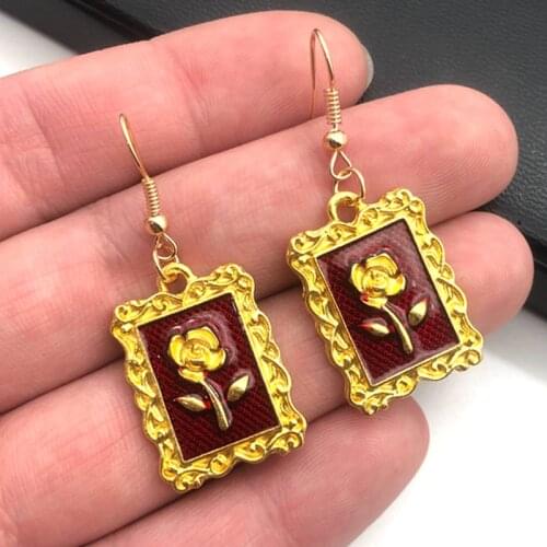 LKLRYWBD Women's Gold Earrings