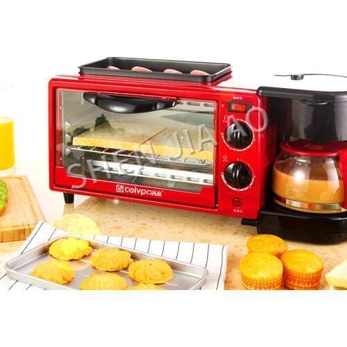 Three-in-one breakfast machine Coffee machine oven-baked machine One machine High-power breakfast machine