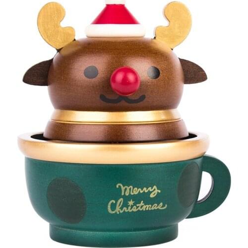 Mini Green Animal Music Box Cute Small Wood Decorative Boxes Music Accessories Communion Gifts Caja Musical Birthday Gift EH50MB