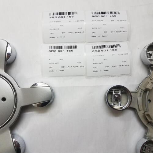 New 4 Pcs Center Hub Caps 2009-2013 8P S LINE FOR A3 S3 Q5 8R0601165 8R0 601 165