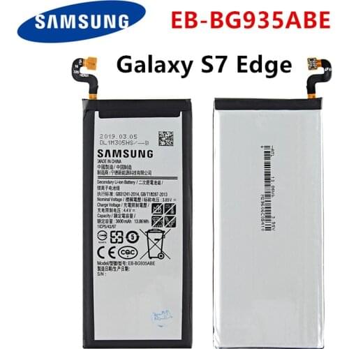 SAMSUNG Orginal EB-BG935ABE 3600mAh Battery for Samsung Galaxy S7 Edge SM-G935 G9350 G935F G935FD G935W8 G9350 Mobile Phone