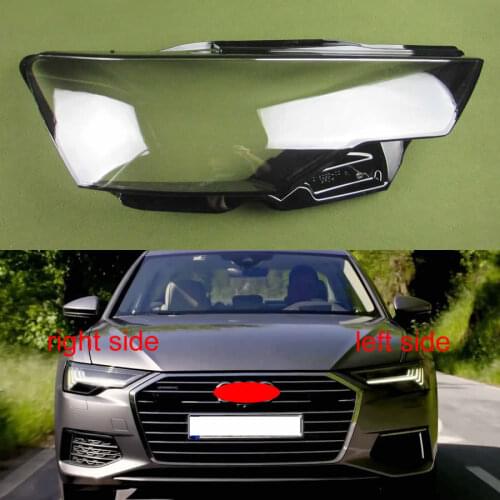 For Audi A6 A6L C8 2019 2020 Headlamp Transparent Cover Lampshade Lamp Shade Lamp Glass Headlight Cover Shell Lens