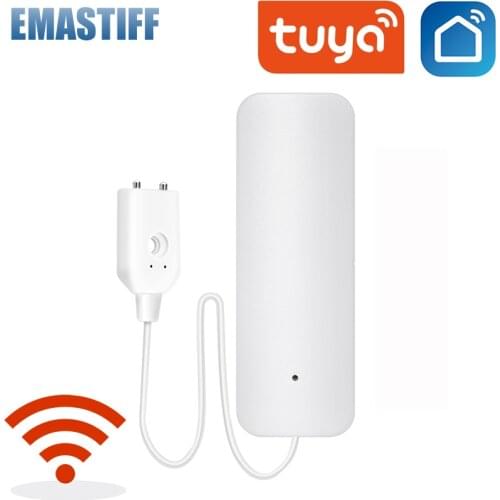 Tuya Home Alarm Water Leakage Alarm Independent WIFI Water Leak Sensor Detector Flood Alert Overflow Security Alarm System