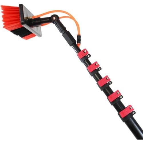 Extenclean window wiper with sponge amazon best sellers Telescopic aluminum rod water brush cleaning high-rise glass