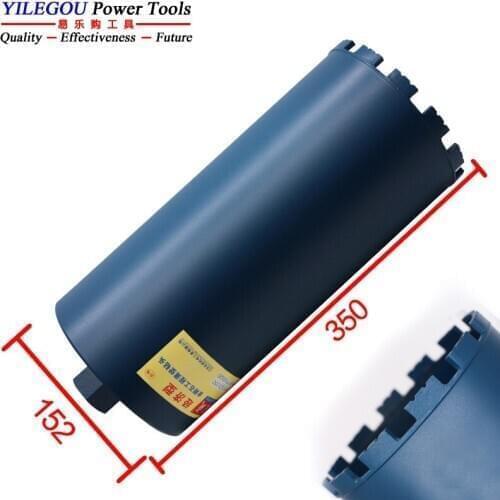 152 x 350mm Diamond Drill Bit With Water, Diameter: 152mm, Length: 350mm. Diamond Core Bit For Wall, Concrete, Bridge Drill Hole