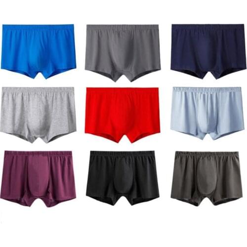 Cotton Mens Boxer Pantie Underpants Lot Big 3XL 4XL Loose Under Wear Plus 6XL 8XL Underwear Boxer Male 9XL Shorts Large Size