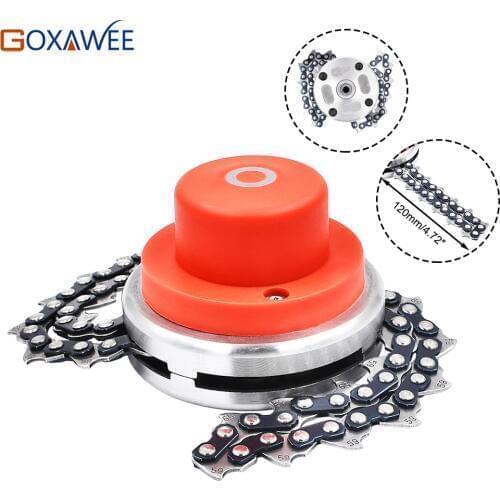 Universal Lawn Mower Chain Trimmer Head Chain Brushcutter for Trimmer Garden Grass Brush Cutter Tools Spare Parts