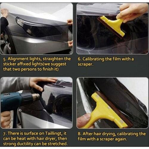 Hood Protector Film Protection Vinyl Wrap Exterior Accessory Taillight