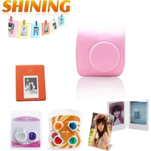 010 Fujifilm Instax Mini 25 Instant Camera Accessory Bundles Set (Included: Mini 25 Case Bag/ Album/Self-Portrait Mirror