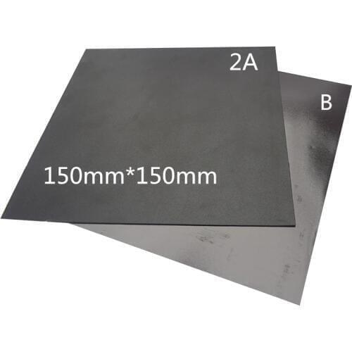 1set 3D Printer part 150x150mm Heatbed Magnetic Adhesive sticker Flex Build Plate A+B pc insulation film kit