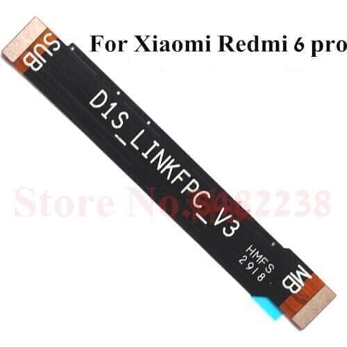 10pcs Original USB Motherboard Connector Flex cable For Xiaomi Redmi 6 pro mainboard Data transmission tape Ribbon Replacement