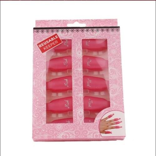 10Pcs Nail Polish Remover Cap Nail Gel Aid Clip Wrap Kit Art Accessories Acrylic Nail Tools Set Cleaner Professional
