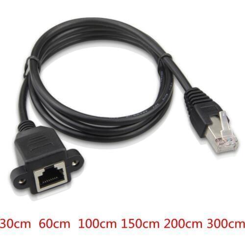 5PCS/lot Male To Female RJ45 Ethernet Internet Network LAN RJ45 Extension Cord For Laptop PC ADSL Modem Router RJ45