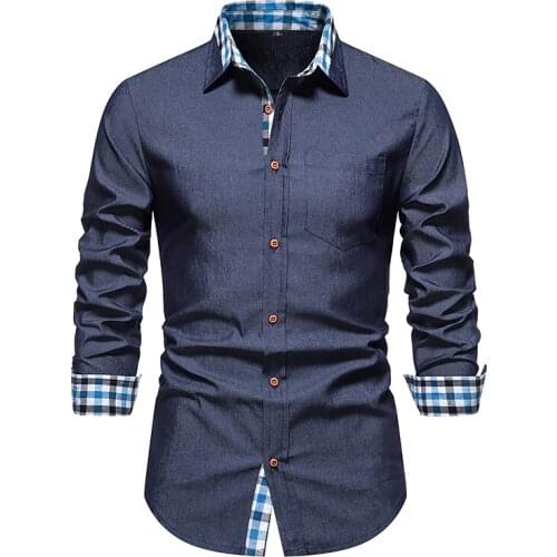 Мужские джинсовые рубашки Ailhclxy&fuyi China At AliExpress