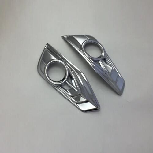 Exterior Car Decoration Accessories Front Foglight Fog Lamp Cover For Tiida 2016