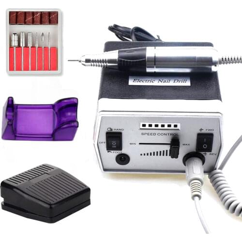 35000RPM Electric Manicure Machine Professional Electric Nail file Nail Drill Machine Pedicure With Milling Cutter Nails Tools